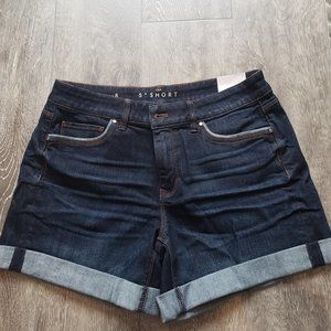 Denim Shorts - Dark Wash